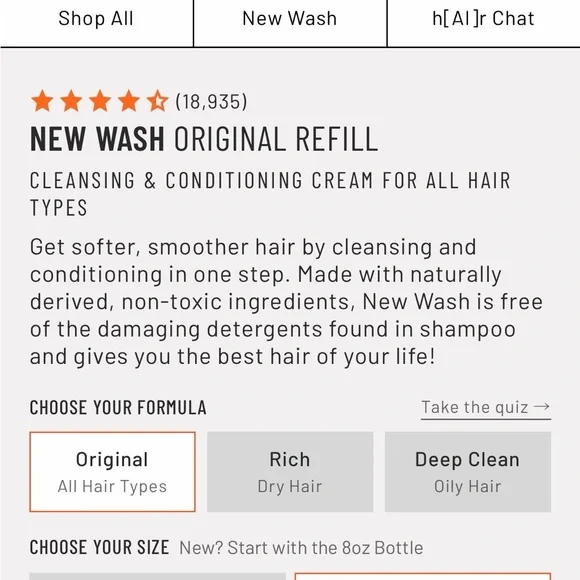 Hairstory New Wash- Original - Picture 10 of 11